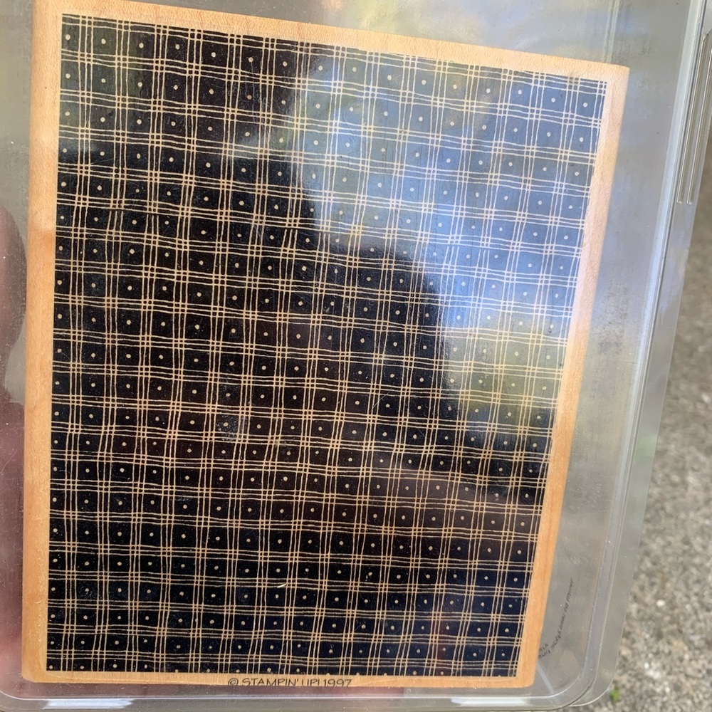 Stampin’ Up! Pindot Plaid